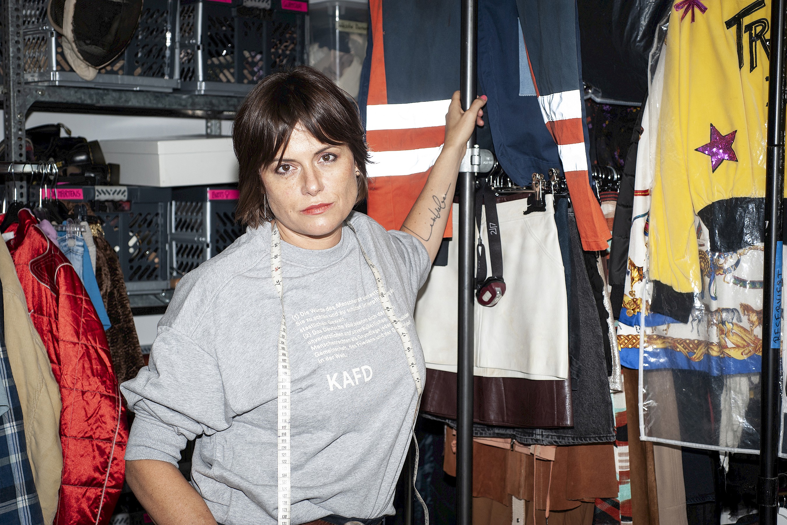 Tanja Liebermann. Creatives wear KAFD.